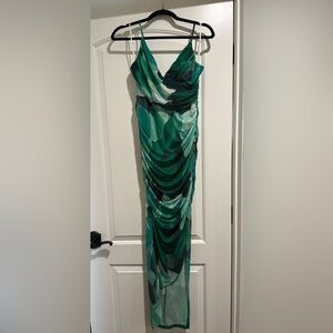 Petal & Pup Green Maxi Dress medium